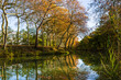 © Ldgfr Photos - Canal du Midi at Gardouch lined with plane trees in autumn colors