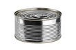 © Pavel - Metal can sits on white background showing pull tab and smooth surface for food storage