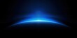© MST. Anjumanara - A stunning blue glow emanates from the curved horizon of a planet or celestial body in the vast darkness of outer space