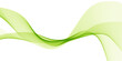 © SFahad - An abstract green wave design creates a fluid nature backdrop with light curves and a vector pattern element for an eco friendly spring wallpaper or web banner template