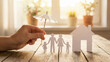 © sakson - Family protection understanding term life insurance for homeowners cozy indoor setting informative visuals