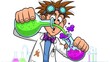 © Proma - Crazy scientist mixing chemicals in laboratory
