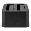 © BTG - Black dual slot digital camera battery charger