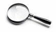 © Saabiq - Magnifying glass isolated white background
