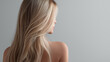 © Curioso.Photography - Side profile of a woman with smooth blonde hair highlighting beauty, hairstyle and elegance.