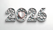 © SHIMU - 2026 year with heart and love concept in modern decorative design