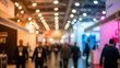 © Barca - Blurred People Walking in a Busy Exhibition Hall or Trade Show