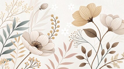 Naklejka na meble Contemporary Petal Calm