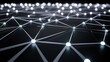© Robani - Abstract network of glowing points connected by lines on a dark surface
