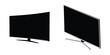 © MOSTLAKI - Modern Curved Smart TV Vector Illustration with Wide Screen Display