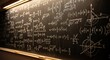 © Lestari710 - A chalkboard filled with complex mathematical formulas and diagrams in white chalk