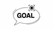 © Agus - Goal Achievement Concept with Camera Focus Icon in Speech Bubble.