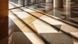 © Andi - Sunlight streams across a modern interior floor