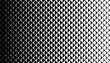 © Yero06 - Smooth transition of geometric pattern with halftone effect. Black isolated on white background. Vector Format Illustration