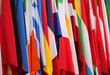 © ChiccoDodiFC - background of dozens colored flags from european states