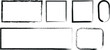 © sornaly - A collection of various rectangle and oval shapes in black outline on a white background