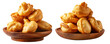 © Vasyl Onyskiv - Sopaipillas fried dough or bread, sweet or savory stacked together, isolated on white background. Concept of Mexican street food