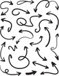 © DesignRacing - A collection of black arrows pointing in various directions