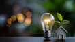 © Kateryna - Eco friendly electricity and sustainable energy concept at home green power solutions renewable energy residential use environmental consciousness energy efficient household