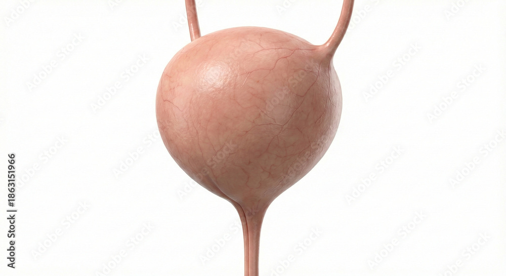 Urinary Bladder Texture A photorealistic 3D render of a human urinary bladder, anatomically ...