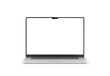 © sdecoret - Modern laptop computer screen isolated on transparent background with shadows. 3D rendering