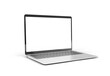 © sdecoret - Modern laptop computer screen isolated on transparent background with shadows. 3D rendering