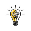 © sitimunirotul - Light Bulb With Gears Inside.