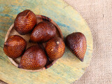 Fresh organic tropical salak fruit for healthy eating