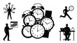 © Shovon - Managing time effectively with multiple clocks and schedules