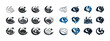 © Настя Шевчук - Set of brain and sleep icons depicting mental health and rest themes