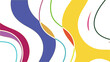 © Rafiqul - Colorful abstract wavy lines background with vibrant hues