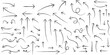 © jisan - A diverse collection of hand-drawn arrow doodles for design elements and pointers Vector