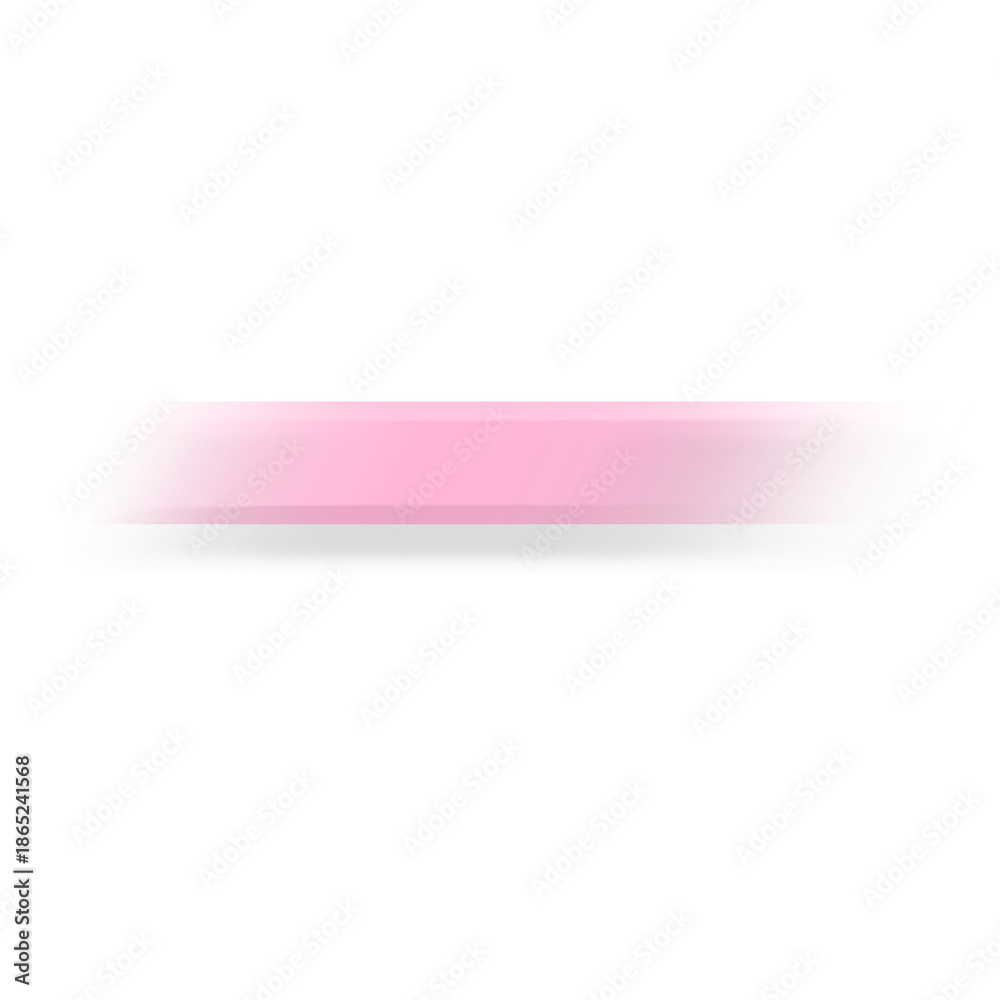 soft pink gradient shape with a blurred edge on transparent background