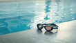 © The 2R Artificiality - Swim goggles featuring ergonomic fit and tinted lenses, designed for water sports or leisure swimming, focusing on comfort and clear underwater vision