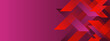 © SyahCreation - Abstract magenta and red geometrical shapes fill a modern background design