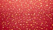 © STRM DESIGNER - High-quality macro texture of red leather surface with elegant gold glitter specks or flakes