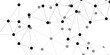 © Sanatçi - Abstract Network Nodes and Connecting Lines on White Background, Minimal Technology Visualization Representing Data, Communication, Systems, and Digital Connectivity