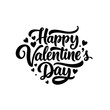 © Yani Aulia - Happy Valentine's Day Calligraphy with Hearts
