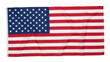 © Maria - American flag PNG isolated on transparent background, United States patriotic symbol for Independence Day and national holidays