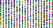 © RASHIDAPARVIN - Vibrant array of multicolored blocks in a grid pattern