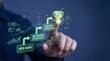 © Umer - Businessman ranking number one with digital content creation strategy