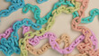 © lotus_studio - Colorful Interwoven Chains: Abstract, Vibrant Design With Dynamic Modern Art and Connection