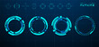 © Khalim Taufiqi - Set circle technology sci-fi and round futuristic vector editable
