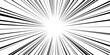 © RDVector - Speed line cartoon with effect comic manga and radial graphic action. Motion burst element with hit fast cheap and background light horizontal. Circle explosion speed with emphasis sketch effect.