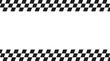 © Maryna - Seamless pattern of race checkered flags. Black and white checkerboard texture, motorsport finish line design. Vector illustration on white background.