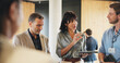 © Flash25/peopleimages.com - Conference, people and discussion for venture, meeting and partnership for global trade and talking. Group, collaboration and planning for foreign investment, colleagues and teamwork in seminar