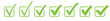 © Bespana - Different check box sign element design set
