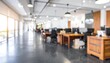 © Mia - Abstract blurred office interior room. blurry working space with defocused effect. use for background or backdrop in business concept. High quality