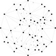 © MD NUR MIA - Abstract three-dimensional network structure with interconnected nodes and data flow