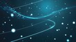 © SMMeherul - Floating quantum-style light particles and luminous trails